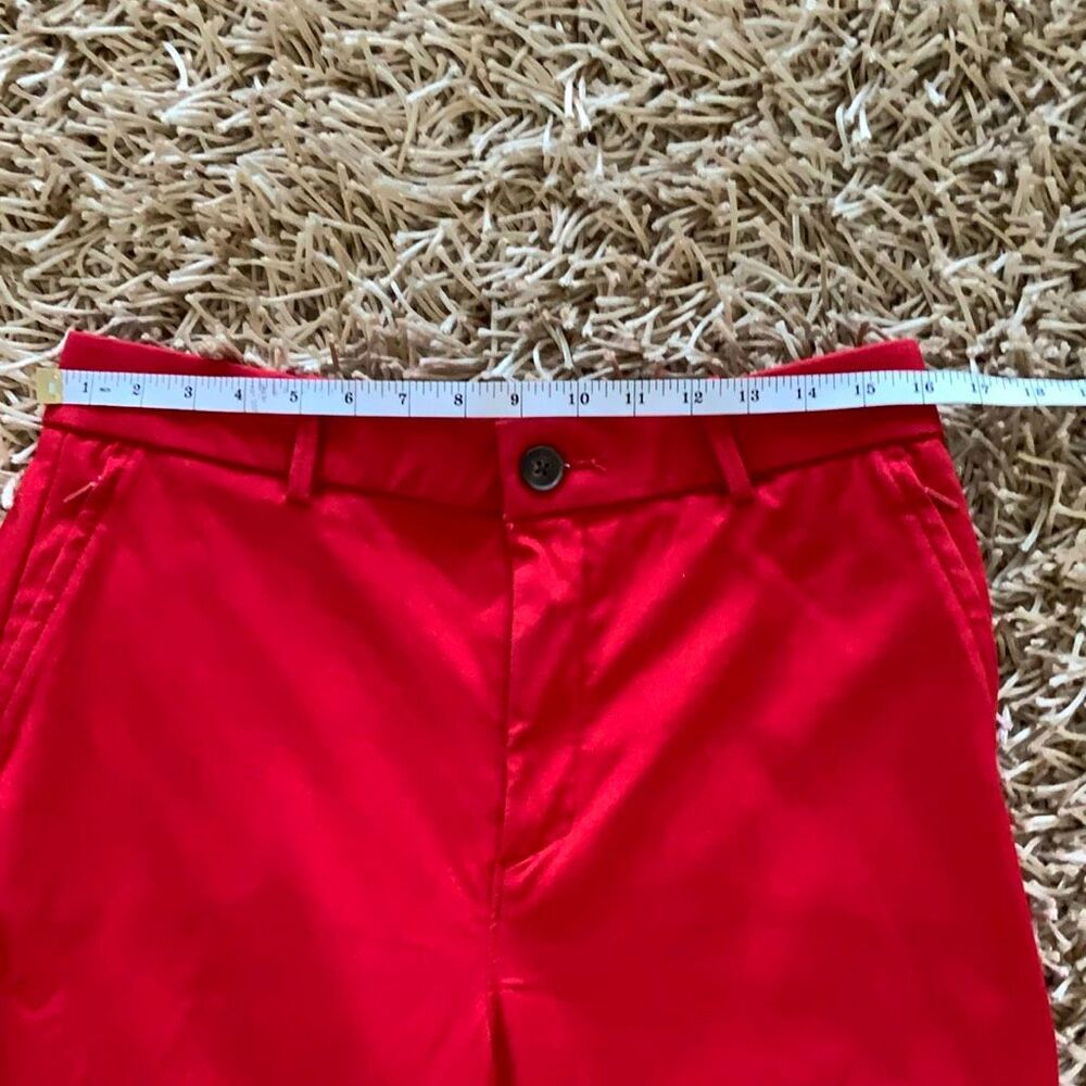 Spanx Stretched Twill Crop Wide Leg 2.0 Trouser Pants in Red Size - Picture 6 of 10